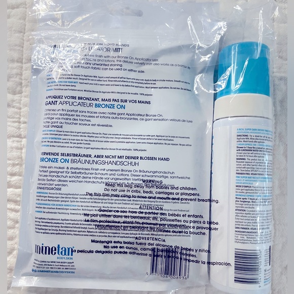 Mine Tan, self tanner & applicator mitt. NIB - Picture 2 of 2